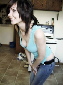 Superb emo in photo.